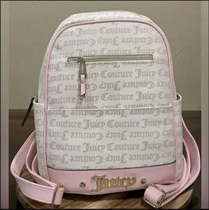 JUICY COUTURE sandstone with blush cool color full size backpack